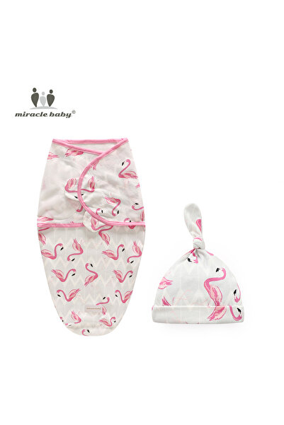 Miracle Baby لفافة نوم للأطفال حديثي الولادة مصنوعة من القطن بنسبة 100%