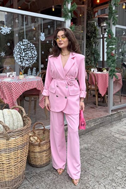 Potenza Blazer pentru femei, jachetă, pantaloni, set, accesorii și detaliu cu...