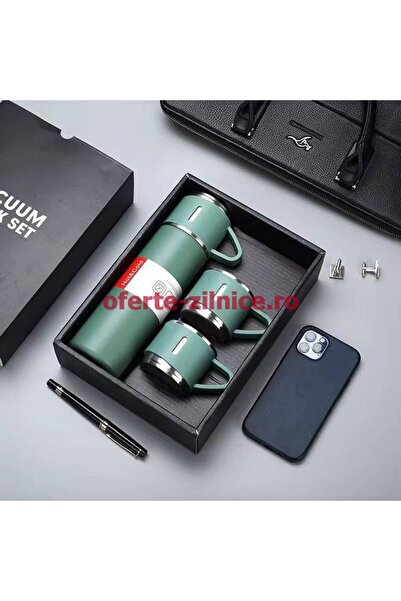 China Made Thermal Set 500 ml with 2 Cups – Stainless Steel