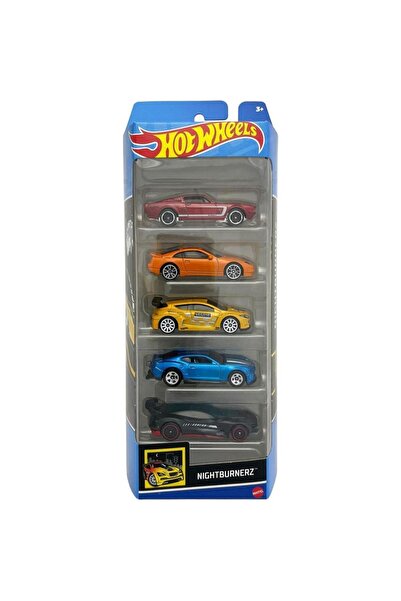 HOT WHEELS 5 li Arabalar 1806 Nightburnerz HTV43