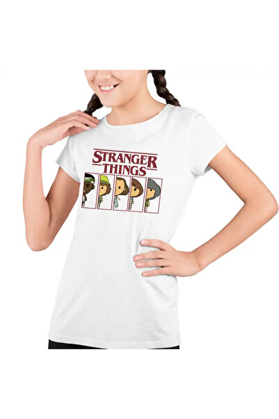 OEM Tricou Copii Fete Stranger Things Team Survivor Film