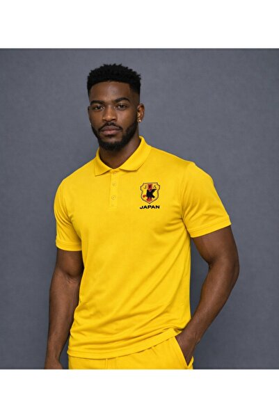 NOFLEN Men's Japan Printed Polo Neck T-Shirt