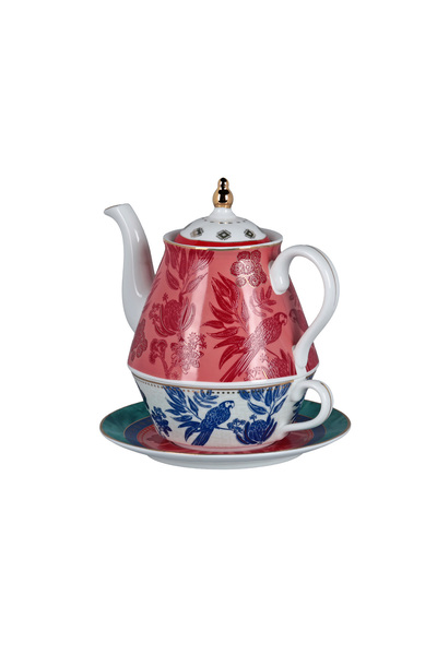 Lucky Art Palmera Bone Çaydanlik Seti