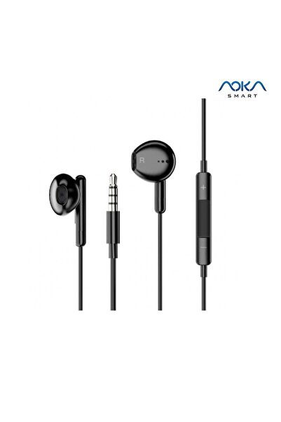 AOKA SMART In-ear Headphone 3.5mm Wired Earphone with Microphone