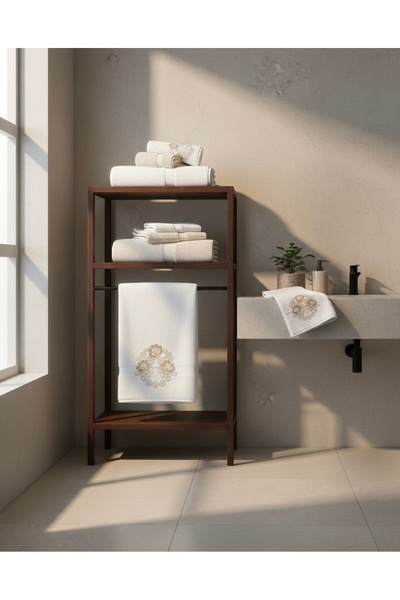 Vandore Home 2’li Banyo Havlu Seti Hamam Takımı, El, Yüz, Baş ve Beden, 1 ade...