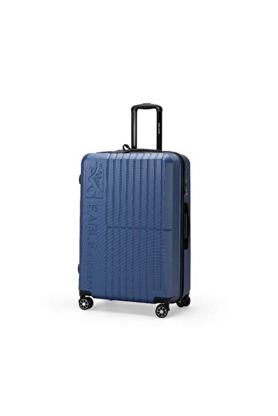 EAGLE EXPRESS Aura 24-Inch Hard Trolley - Blue - High Impact - Free Protectiv...