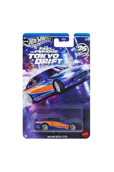 HOT WHEELS 2025 Silver Fast & Furious Tokyo Drift Nissan Silvia S15 HNR88 JKX06