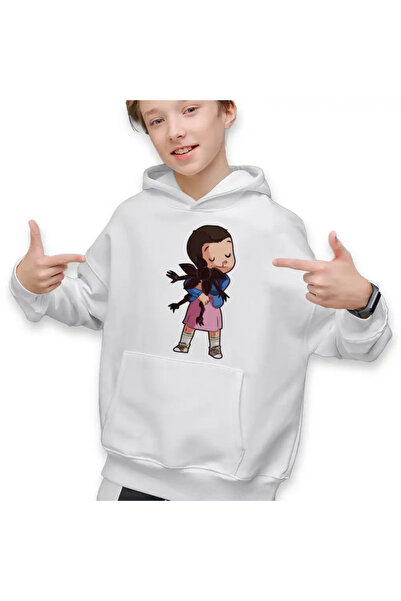 OEM Kids Boys' Sweatshirt Stranger Things Eleven Demogorgon Chibi