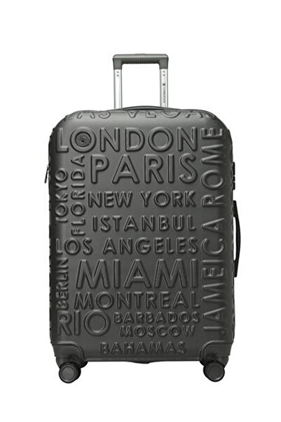 lumberjack LUGANO -K ABS 5PR Gri Unisex Küçük Boy Valiz