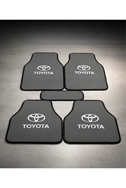 Universal Toyota Avensis Uyumlu Gri 5 Parça Halı Paspas Seti