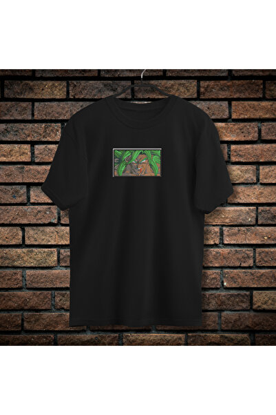 CXO Craft Men's T-Shirt with Embroidery and Print, Broly, Cotton