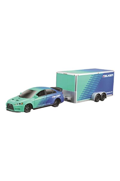 Maisto Design Tow Go Falken 2008 Lancer Evolution & Trailer