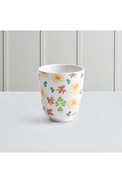 Glass Teapot Set FLOWER Set of 6 Tea Cups, Porcelain, 250ml