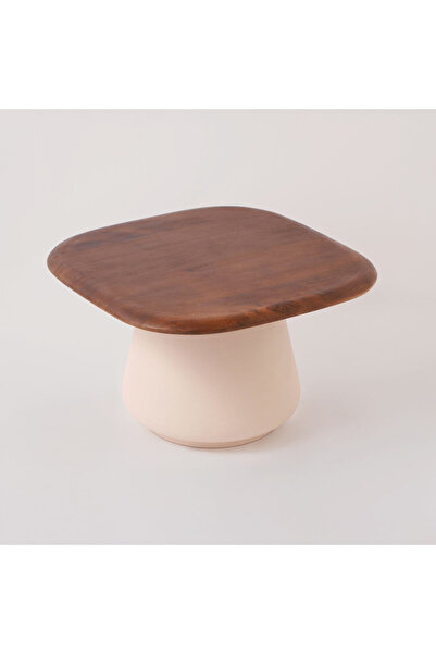 homez طاولة قهوة خشبية 60*60*37 سم