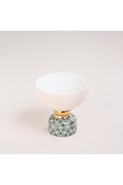 Dallaty white & green nut bowl 17.5*16.5*14.2 cm