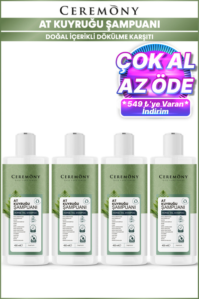 Ceremony 15-Ingredient Shampoo with Horsetail, Rosemary and Hyaluronic Acid 4...