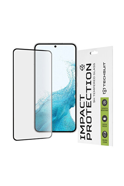Techsuit Folie sticla Samsung Galaxy S22 5G 111D Full Glue Full Cover, negru