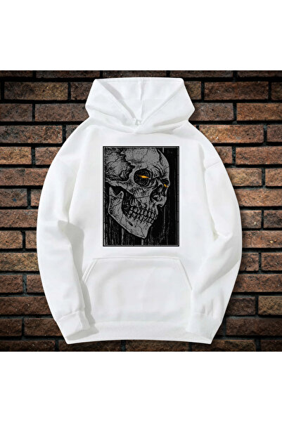 CXO Craft Men's Sweatshirt with Printed, Skull, Cotton