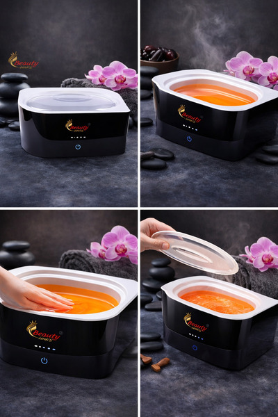 beauty links جهاز تسخين شمع البارفين احترافي مع شاشه رقمية 4000 مل