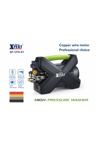 Xpert غسالة ضغط عالي كهربائية XP-1275-X1 بمحرك نحاسي