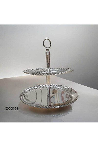 PA Nut/fruit stand, 2 tiers, acrylic column, new 2026