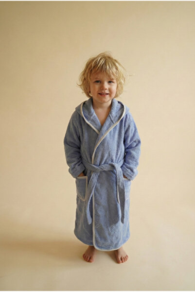 Motif Mağaza *İHRAÇ FAZLASI* Çocuk Bornozu Kapüşonlu Cepli Premium MicroCotto...