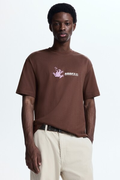 H&M Loose Fit Baskılı Tişört