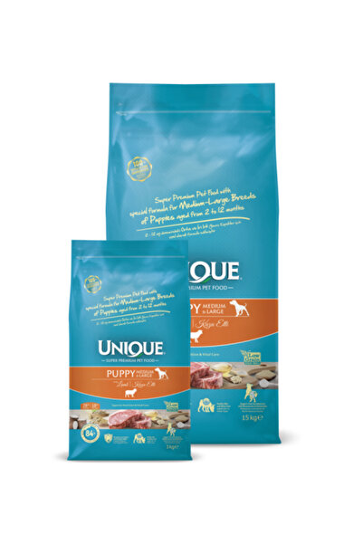 Unique Puppy Medium/Large Kuzulu Yavru Köpek Maması