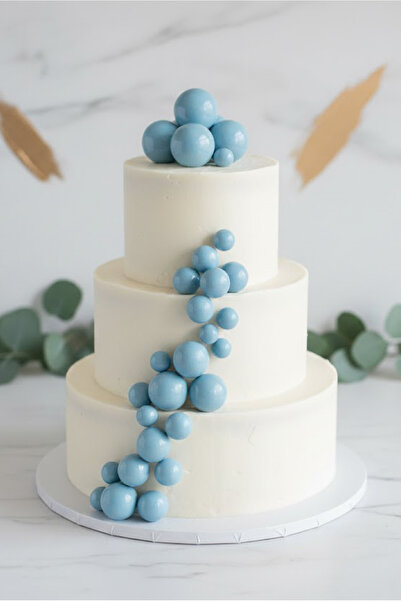 Magique Party Pasta Üzeri Top Süs 20 Adet - Mavi