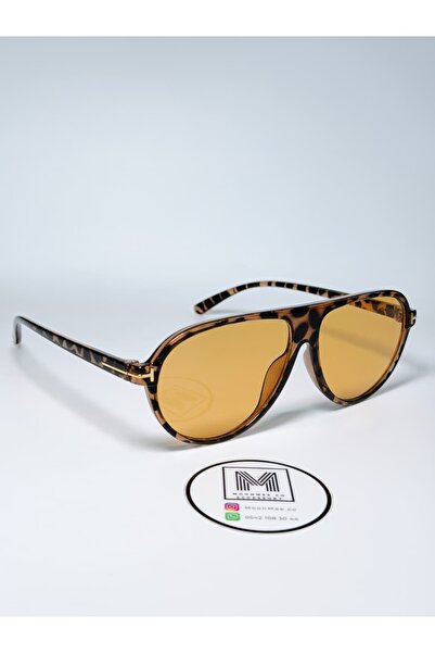 MOONMEE Tober - Unisex Sunglasses Leopard/Orange Uv400 Protection