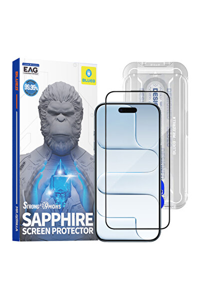 BLUEO Folie sticla iPhone 17 AirBlueo Premium Sapphire Non Breaking Scratchin...