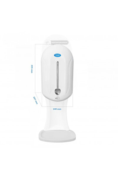 LİMPİO SD 111 SENSOR SOAP DISPENSER WITH STAINLESS STEEL STAND, 1100 ML, WHITE