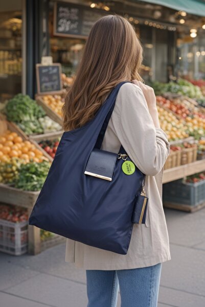 Vuslat Bags Loopsi Capsule Şık Katlanabilir Alışveriş ve Market Çantası