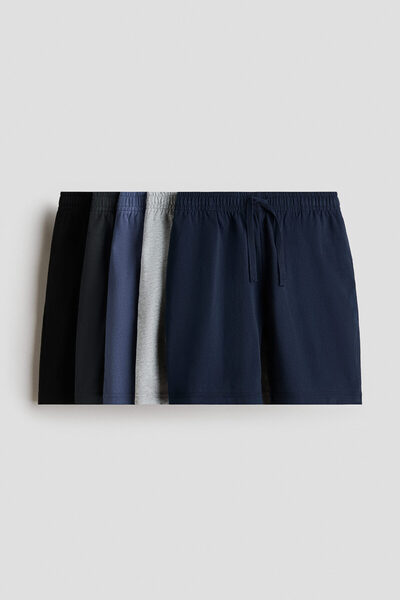 H&M 5'li Pamuklu Jarse Şort