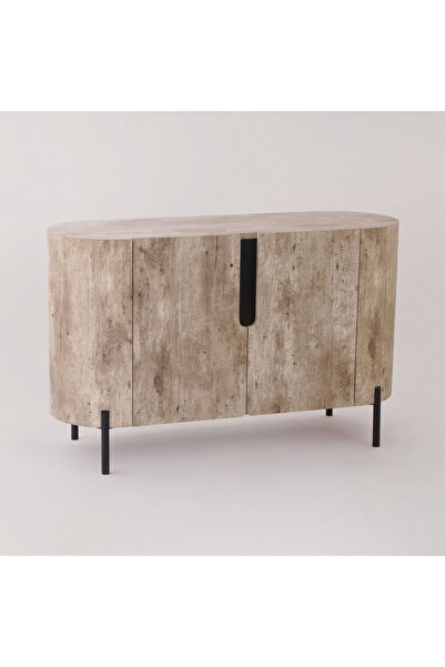 homez cabinet table with metal legs 120*40*75cm