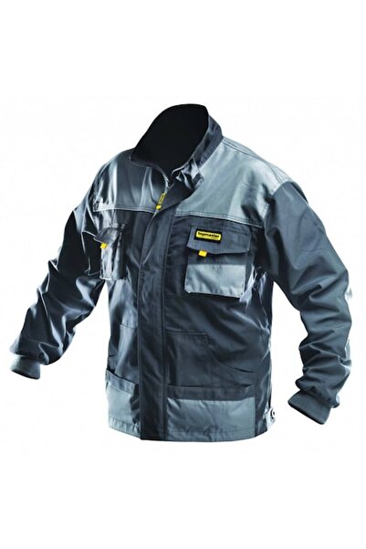 Topmaster Gray Work Jacket, 557104, Size 2XL