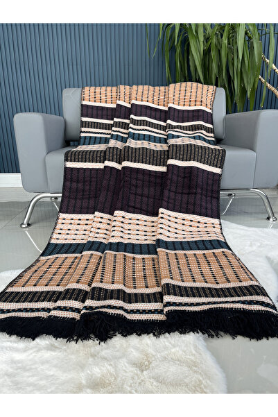 Bella Home Aksu Двоспальне двостороннє бавовняне ковдру - 180x220 см - Дихаюч...