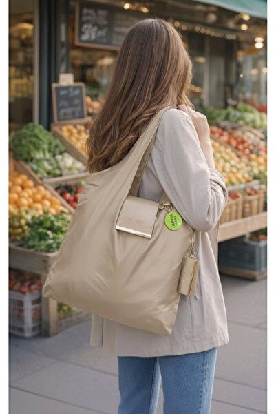 Vuslat Bags حقيبة تسوق وسوق أنيقة قابلة للطي من لووبسي كابسول