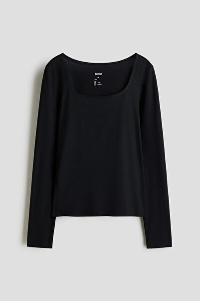 H&M Warming Uzun Kollu Üst Slim Fit