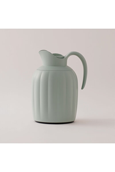 Dallaty Plastic Vacuum Flask, Green 1L