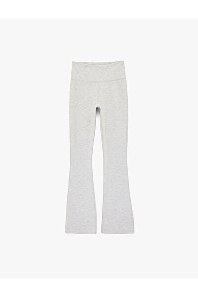 Koton High Waist Slim Fit Flared Sports Leggings