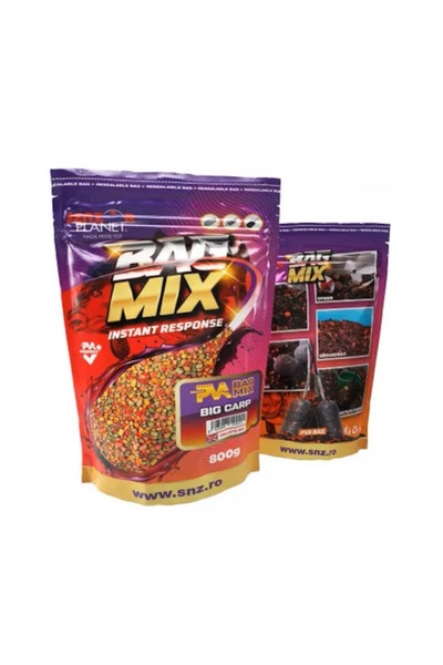 Senzor Planet Amestec Nada PVA Bag Mix, Senzor Planet, Big Carp, 800g, multic...