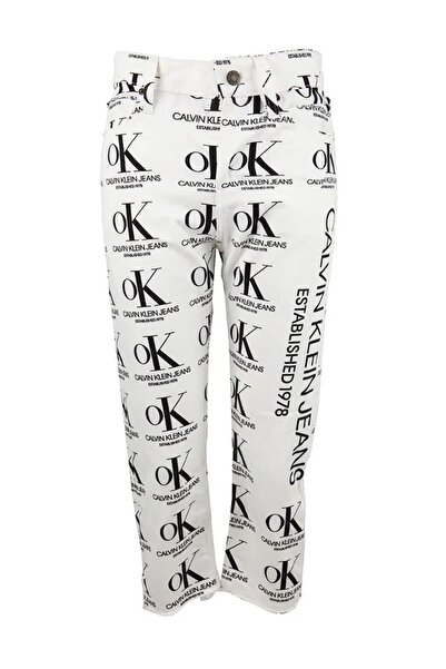 Calvin Klein Jeans EST. 1978 LOGO Print Ankle-Length Jeans // LIMITED EDITION
