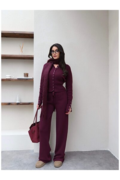 ESRAHELVACI Кардиган на кнопках Штани Трикотажний комплект