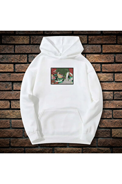 CXO Craft Men's Hoodie with Embroidery and Print, Izucu Midoriya, Cotton