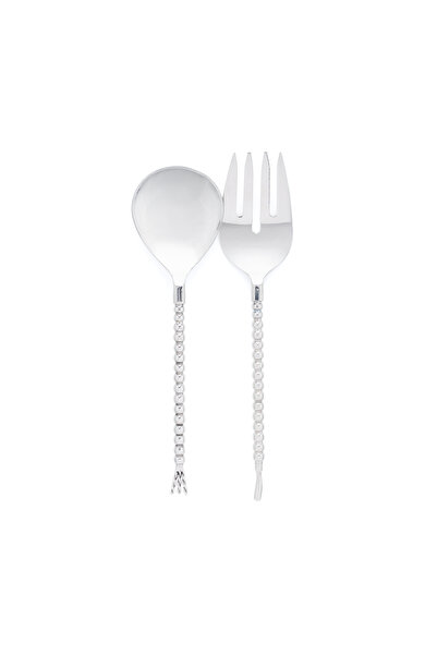 Blends Salad Server Set of 2 with Rounded Handle