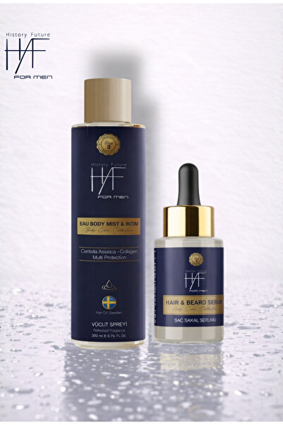 history future For Men 2’li Erkek Bakım Seti: 1x Vücut Spreyi, Saç Sakal Seru...