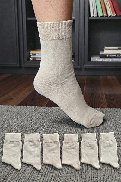 Esinti Γυναικείες κλασικές βαμβακερές κάλτσες 6 ζευγάρια βαμβακερές μακριές γ...