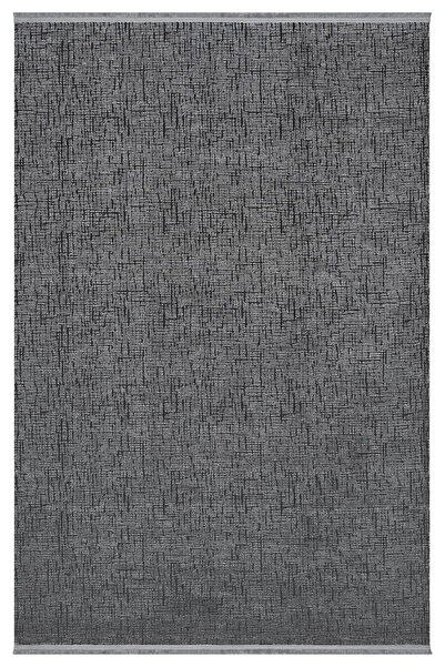 SEYRAN HALI Roma 419 Antrasit Akrilik Saçaklı Premium Halı