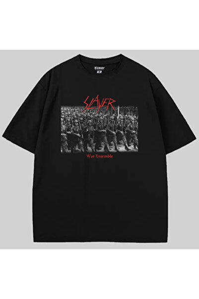Crazy Tricou Slayer War Ensemble supradimensionat